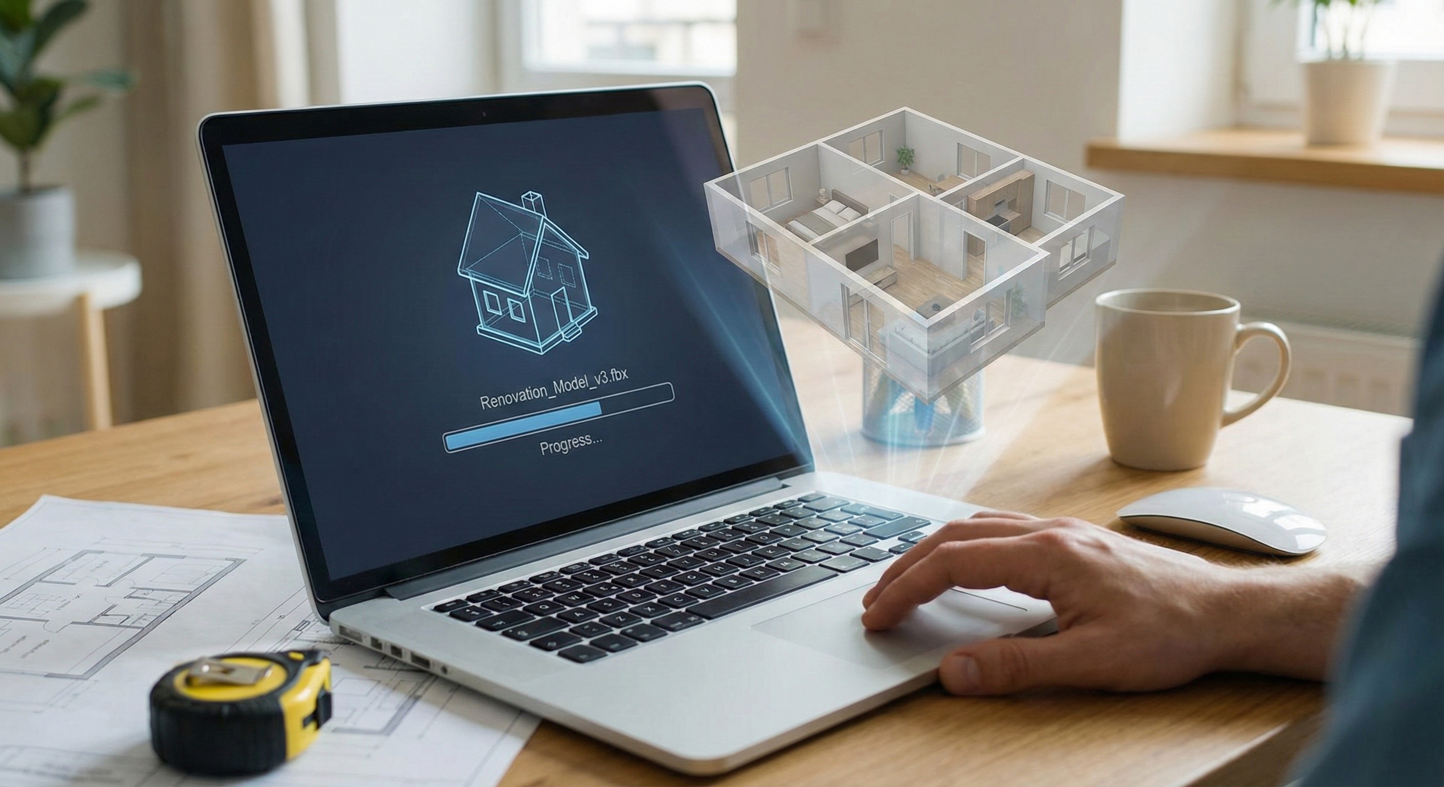 Upload your floorplan or 3D model