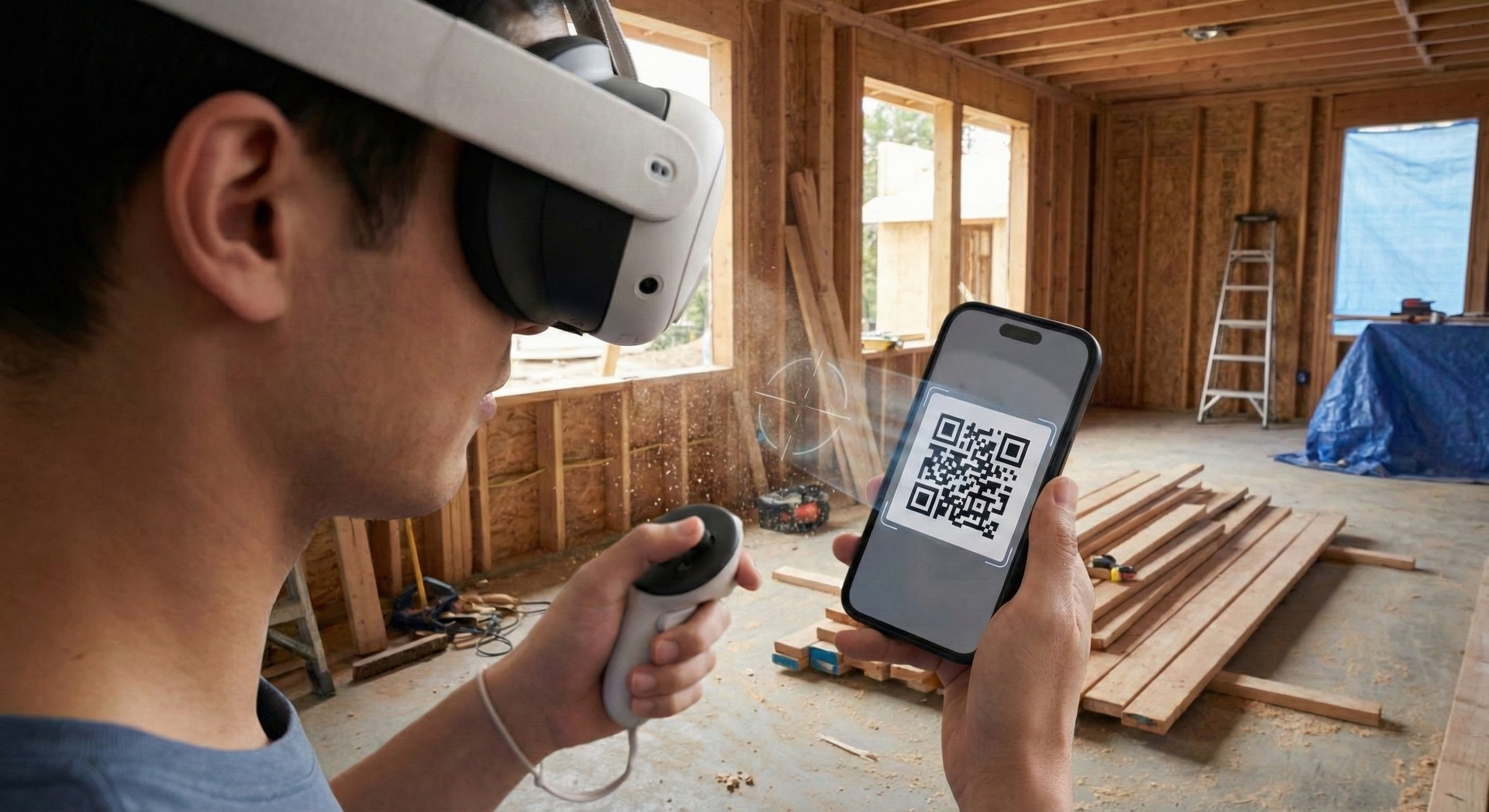 Open your project in the BuildAR Meta Quest Web app